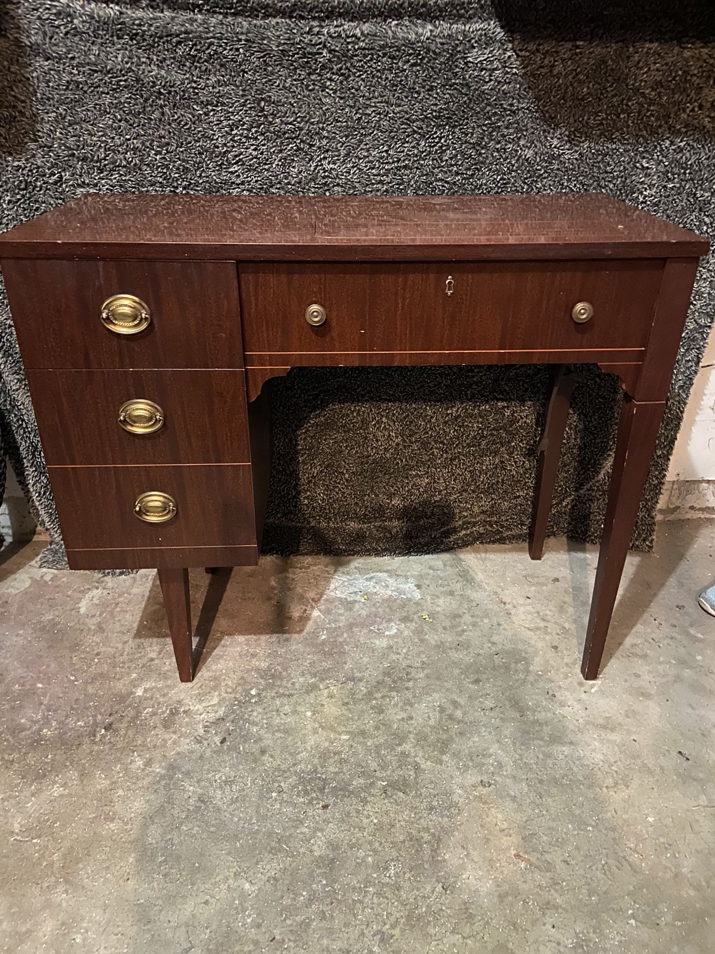 Antique Singer sewing cabinet