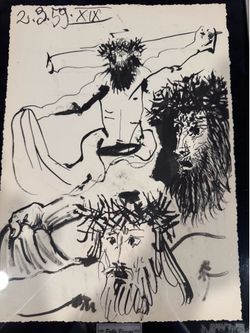 Picasso litho with COA