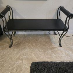 Sturdy Bench Wood And Iron 