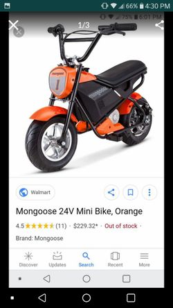 Electric mini bike