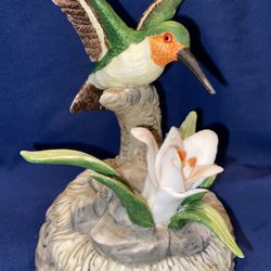 Vintage Hummingbird Music Box 