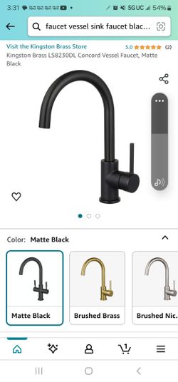 Matte Black Kitchen Faucet