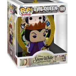 Evil Queen Funko Pop! 1609 Magic Mirror Stained Glass Snow White And The Seven Dwarfs NIB