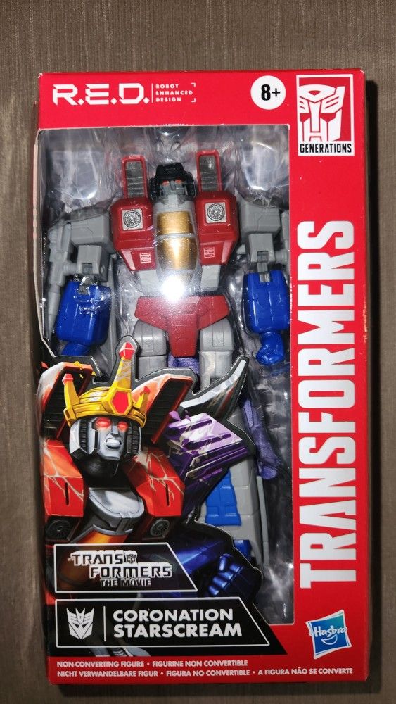 Transformers R.E.D G1 Coronation Starscream