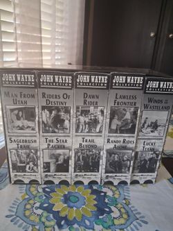 John Wayne 10 VHS collection box set