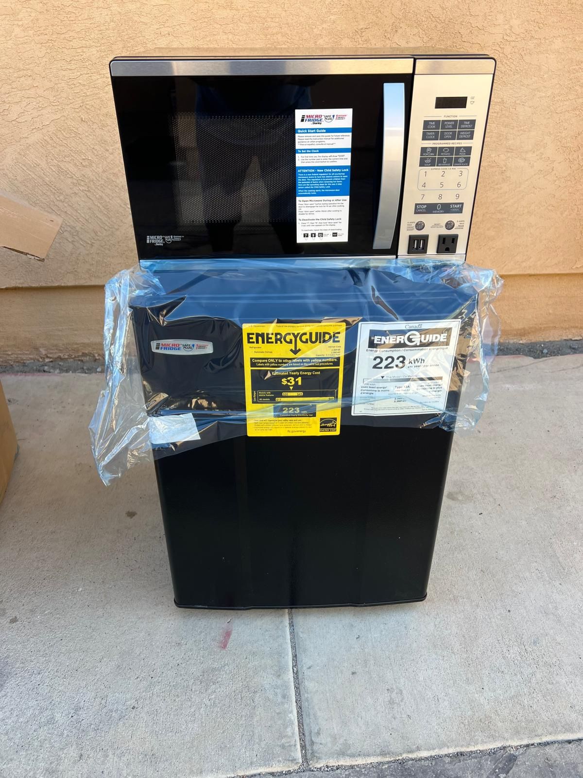 New Micro Fridge/microwave Commercial