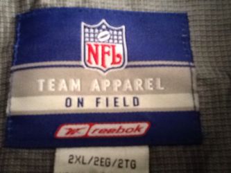 NFL TEAM APPAREL ON FIELD REEBOK MEN SPORT COAT SIZE 2XL