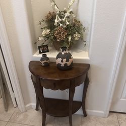 Corner Table + All Decor
