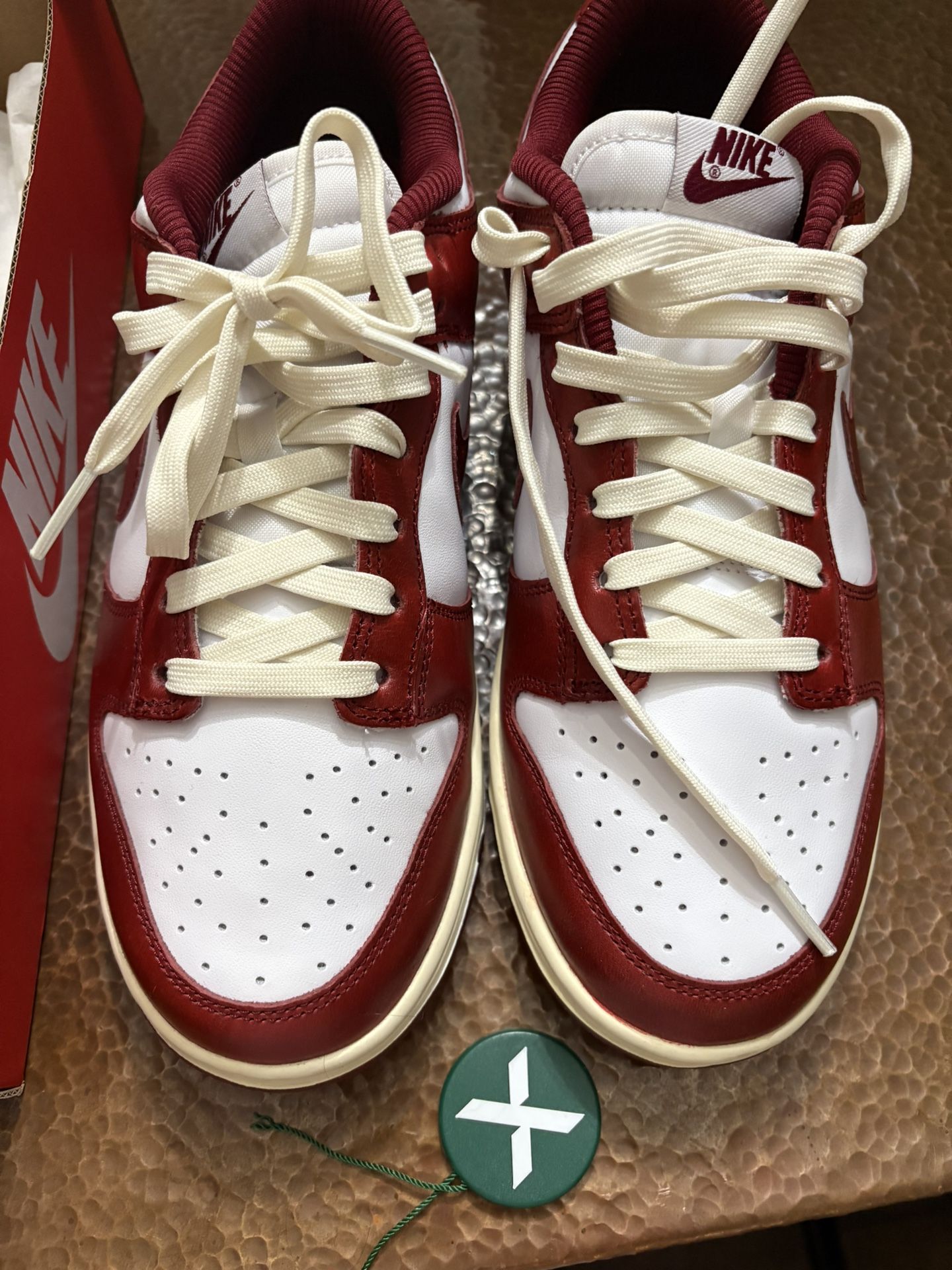 Nike Dunk Low PRM Vintage Red - Women’s 9.5