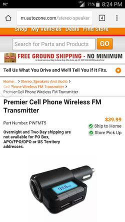 Bluetooth FM Transmitter model number Pwfmt5 for Sale in Greenwood, IN -  OfferUp