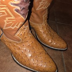 Ostrich boots size 9