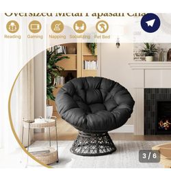 Yaheetech  Papasan Chair (DECORATIVE PILLOW NOT INCLUDED)