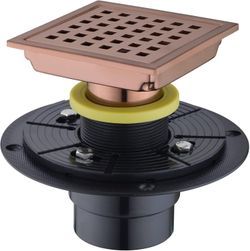 4 Inch Square Shower Floor Drain 