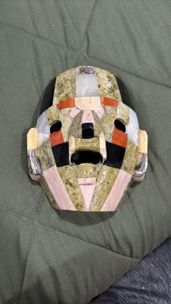 Mayan Death Mask Shell Quartz Burial Mosaic Sculpture