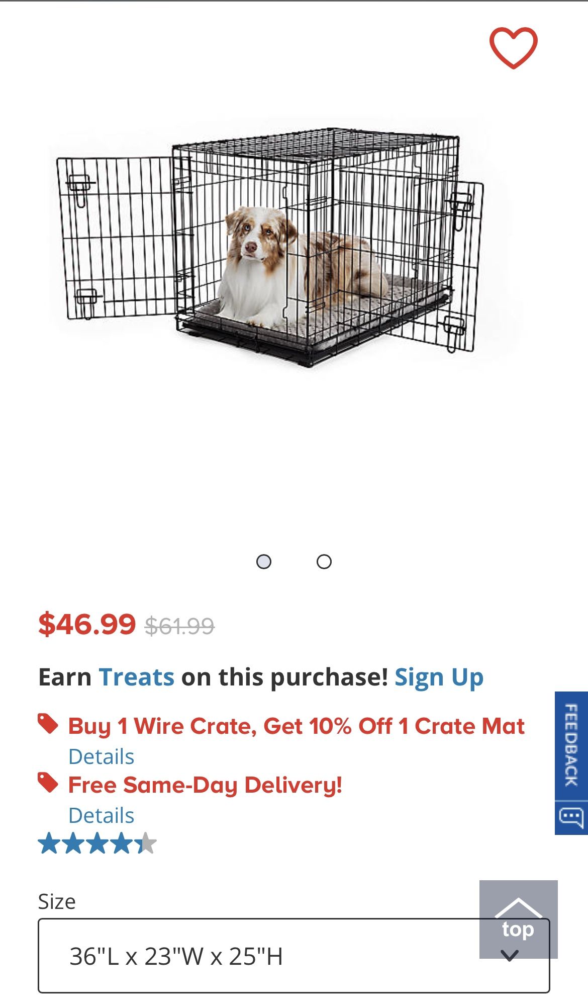 Dog Crate, Top Paw