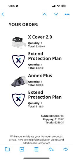 ikamper X Cover 2.0 with Annex