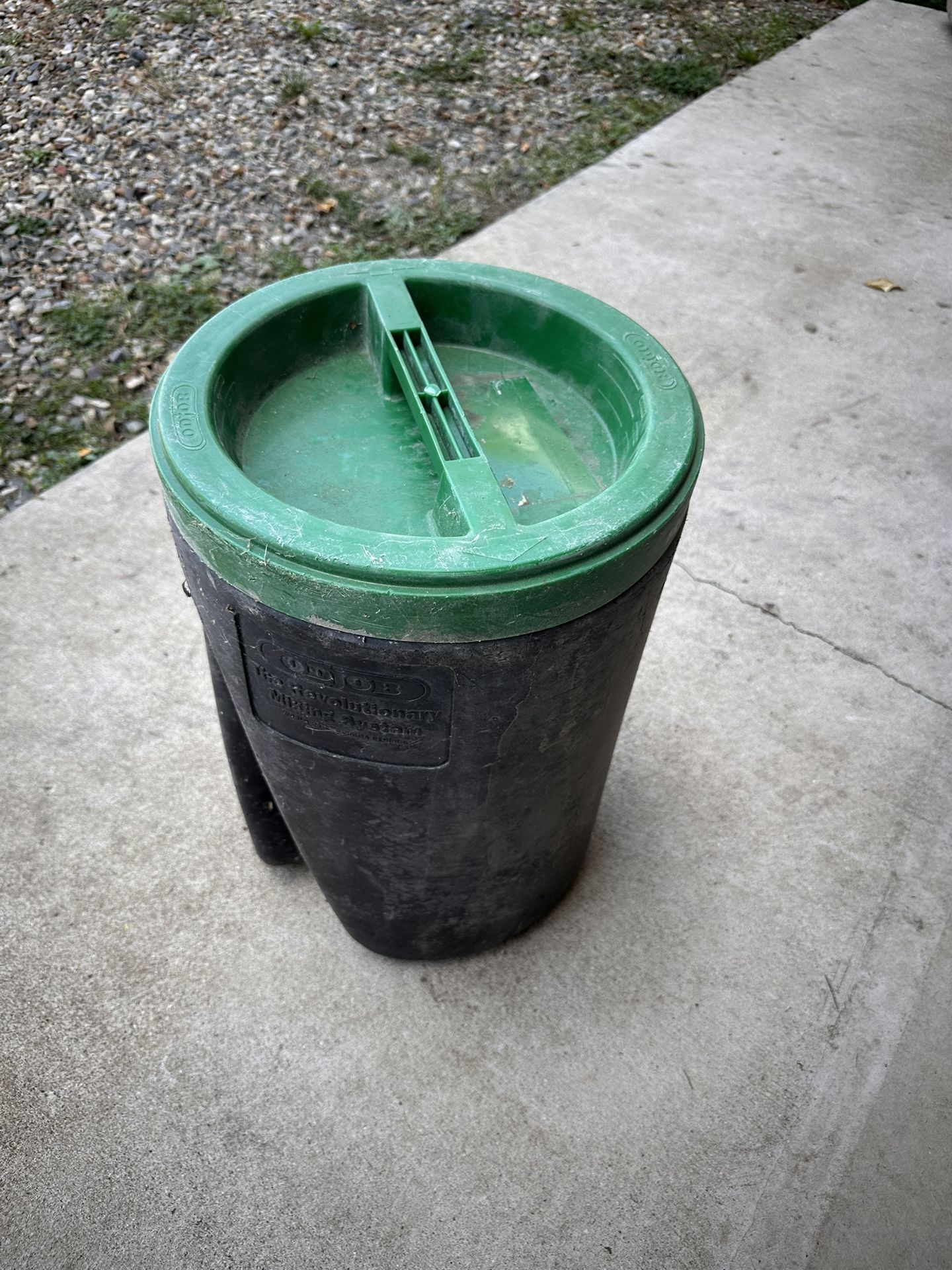 💪 ODJOB “Revolutionary Mixing System” – Heavy-Duty No-Mess Mixer for Concrete, Mortar, or Compost!