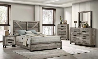 NEW QUEEN AND KING 5pc BEDROOM FURNITURE SET WITHOUT MATTRESS- SPECIAL ORDER PAY ON DELIVERY
