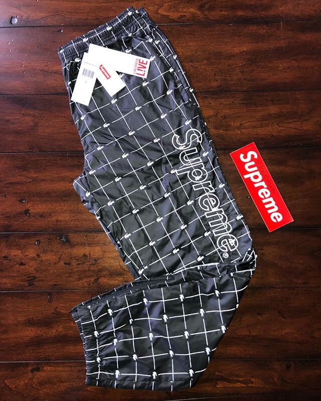 Supreme/Lacoste Reflective Grid Nylon Track Pants for Sale in Long Beach,  CA - OfferUp