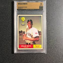 Price Cut- Willie Mays Rookie Star Series -Graded 10