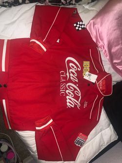 NEW Coca Cola Red Racing BomberJacket Men's M (Unisex)