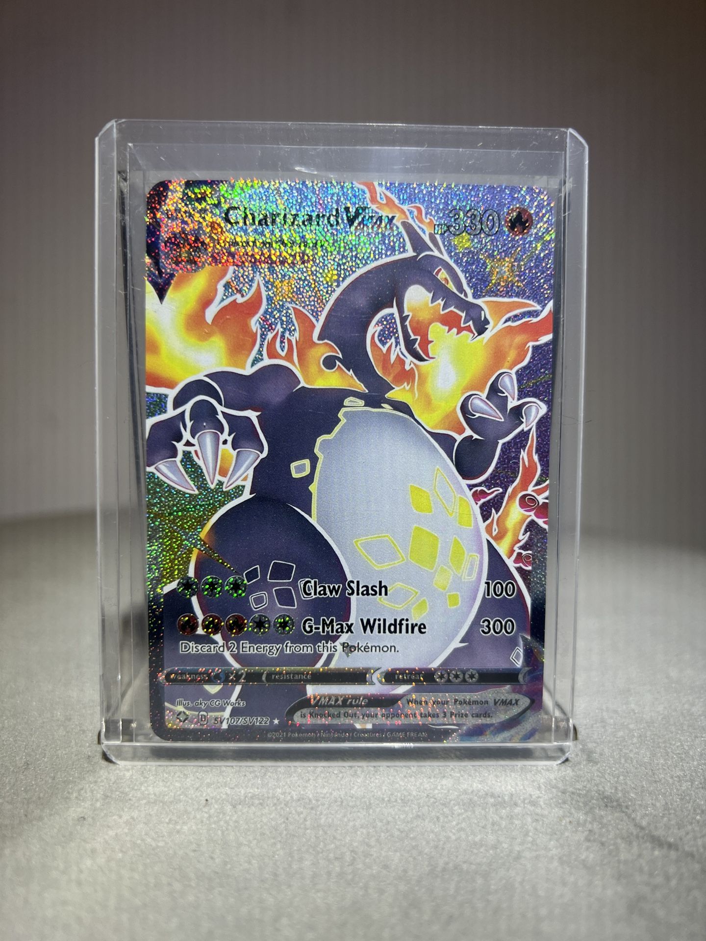 PROXY Charizard VMAX Shiny Holo Rare Pokemon Card
