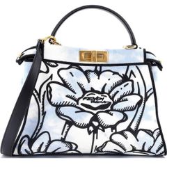 Fendi
Peekaboo Iconic Bag Joshua Vides Printed Canvas Regula