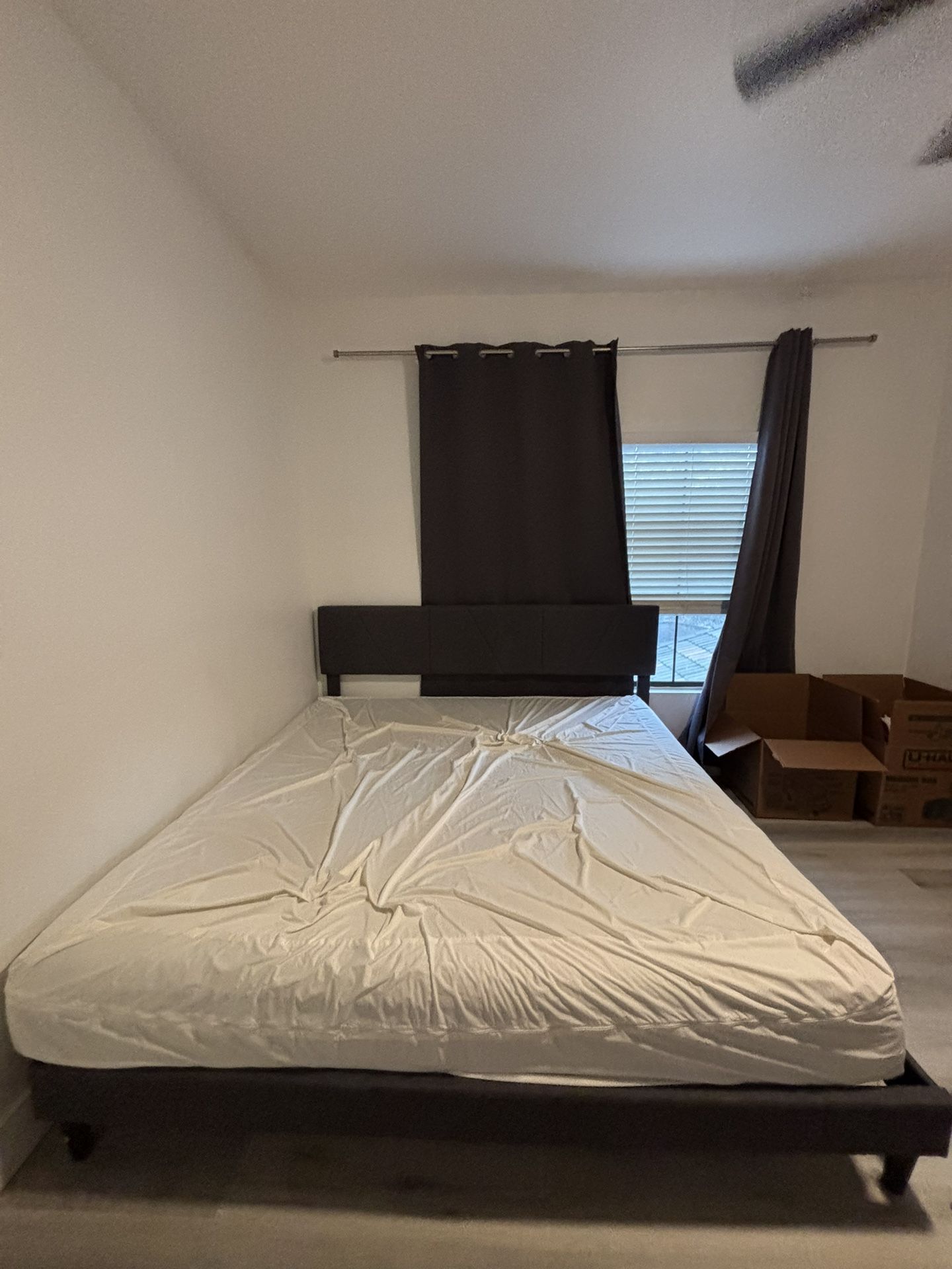 KING MATTRESS AND BED FRAME