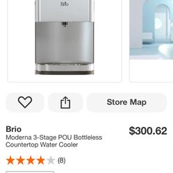 Brio Moderna 3-Stage POU Bottleless Countertop Water Cooler