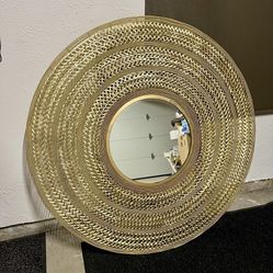 Large Gold Mirror 