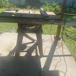 10’ inch cast iron table saw 