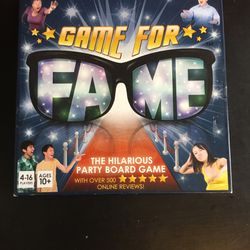 Game for Fame: Hilarious Party Board Game by Banter Board Games Imported Complet