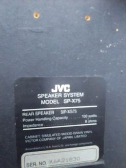 Surround Sound Speakers. You Pick Up