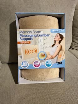 Massaging lumber support