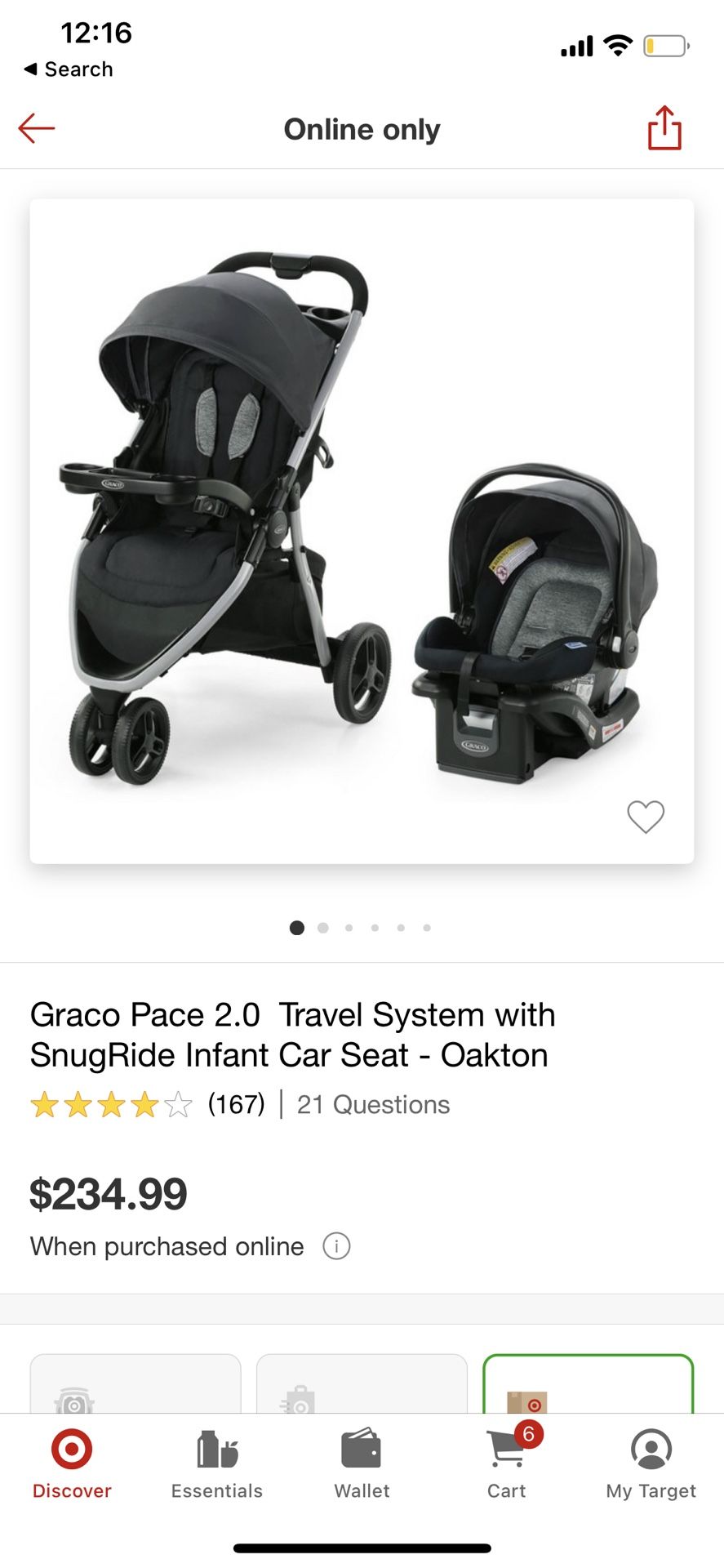 Graco Pace 2.0 Car seat Stroller Travel System With Snugride 35 Lite Car seat for Sale in Chula Vista CA OfferUp