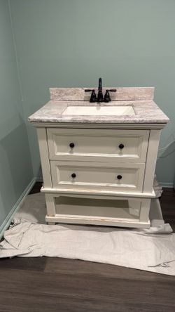 Bathroom Vanity and Sink
