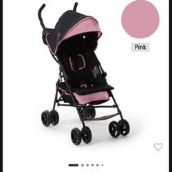 NEW Ingenuity Summer 3D Mini Convenience Lightweight Stroller - Pink and Black