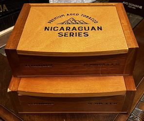 Wooden Cigar Boxes (No Cigars) $8 Each