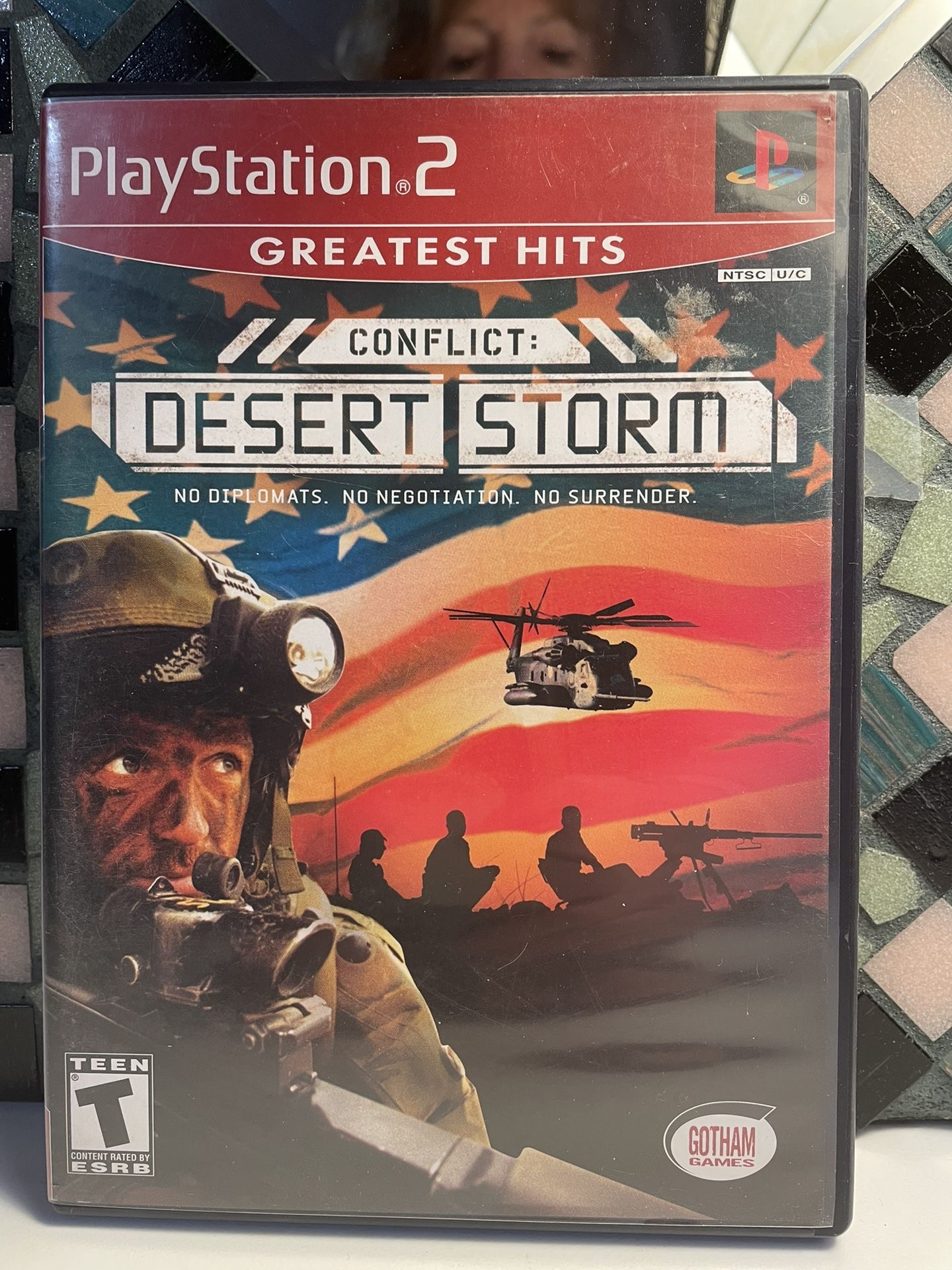 Conflict Desert Storm Sony PlayStation 2 2002 CIB Complete Video Game Tested PS2