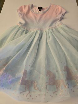 Unicorn Dreas with tiara
