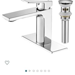 Chrome Bathroom Faucet Single Handle Bathroom
