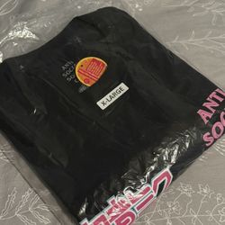 NEW WITH TAGS Anti Social Social Club X Good Smile Racing X Hatsune Miku Logo T-Shirt Black Size XL Men’s