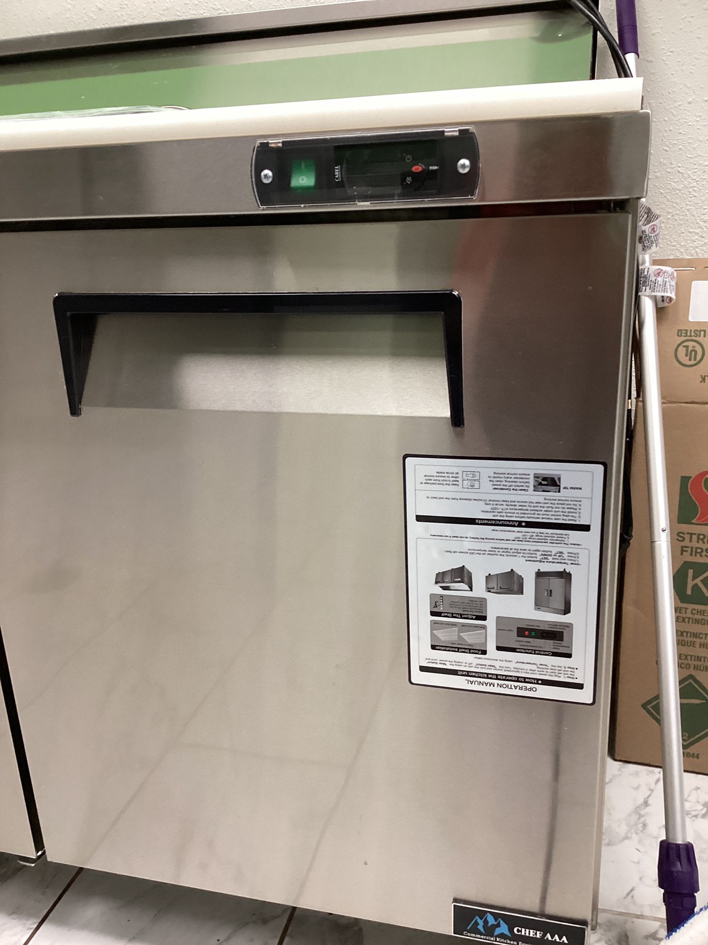 Commercial 2 Doors Cooler Salad Bar Good Working