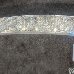 Half Moon LED Nail Lamp With Sparkling Diamonds On Top.  3  Styles Of Light To Choose From! In Excellent Condition No Damage At All.