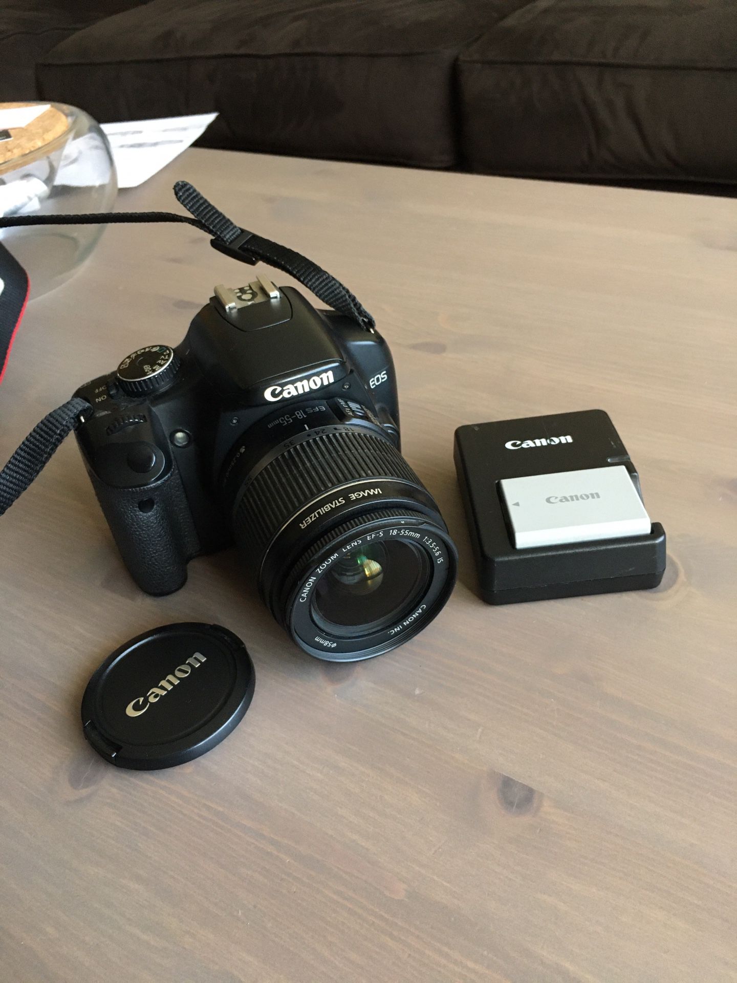 Canon EOS Rebel Xsi DSLR Camera with EF-S 18-55mm f3.5-5.6 IS Lens