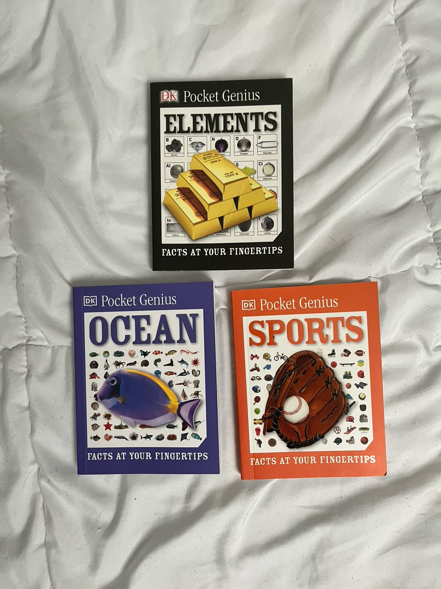 DK Pocket Genius Books - set of 3