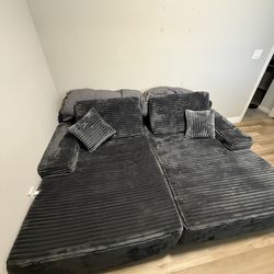 Sleeper Sofa With Dual Mattress