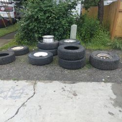 Wheels- BF Goodrich All-Terrains/Kelly Safari/1 Pair 17" Slotted Truck  Steeles With Spare Rim;etc...!