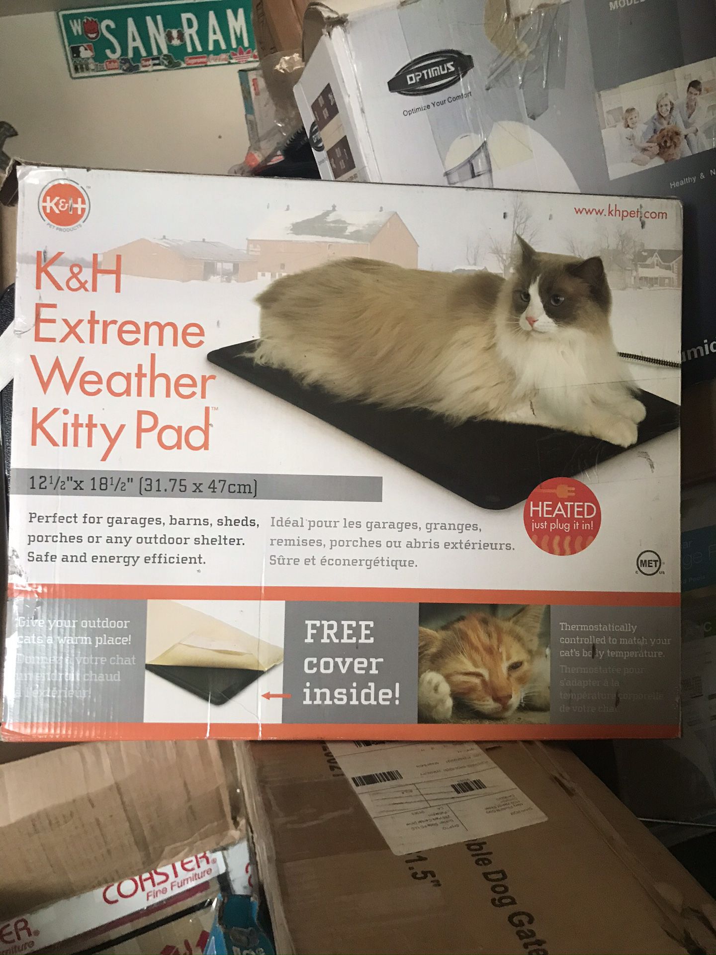 Extreme weather kitty pad