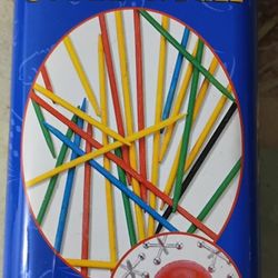 New Pick Up Sticks And Jacks Game, In Metal Can